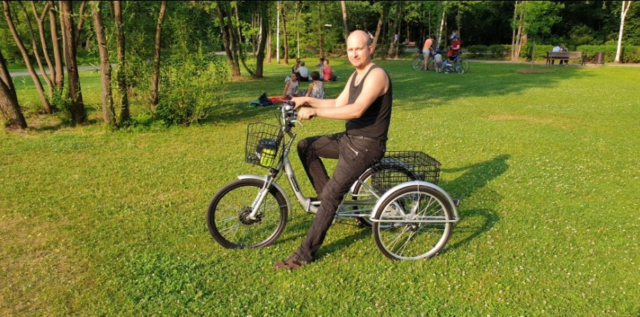 Трехколесный велосипед для взрослых складной купить